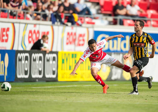 Kalmars Romário Pereira Sipião och Häckens Martin