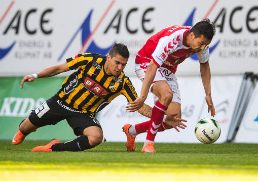 Häckens Paulo de Oliveira och Kalmars Emin Nouri