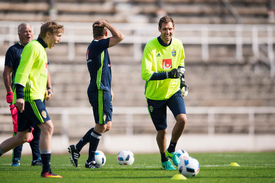 Sveriges målvakt Andreas Isaksson