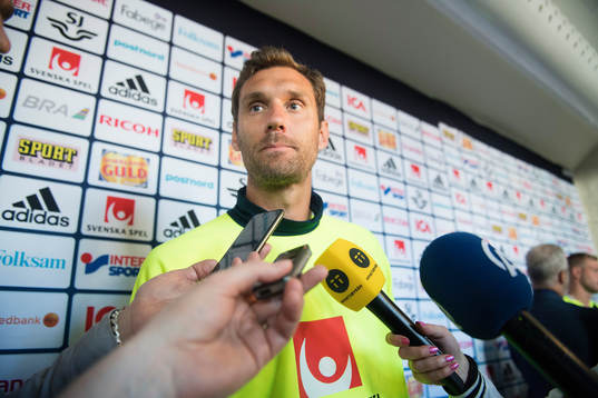 Sveriges målvakt Andreas Isaksson