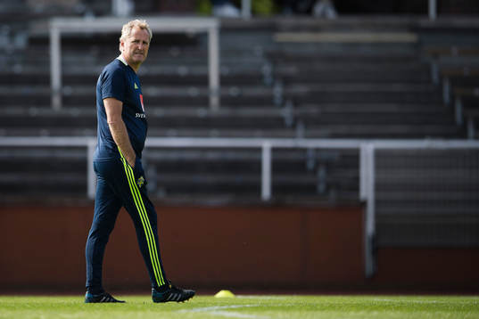 Sveriges förbundskapten Erik Hamrén