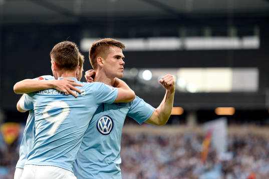 Malmö FFs Markus Rosenberg och Vidar Örn Kjartansson