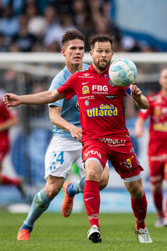 Falkenbergs David Svensson och Malmö FFs Vidar Örn
