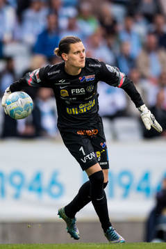 Falkenbergs målvakt Otto Martler