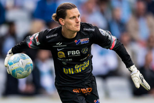 Falkenbergs målvakt Otto Martler