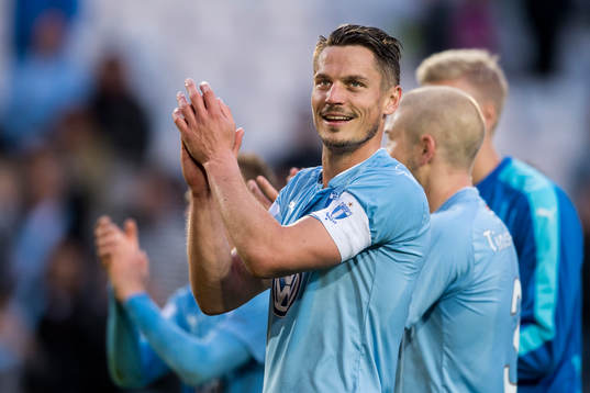 Malmö FFs Markus Rosenberg tackar publiken