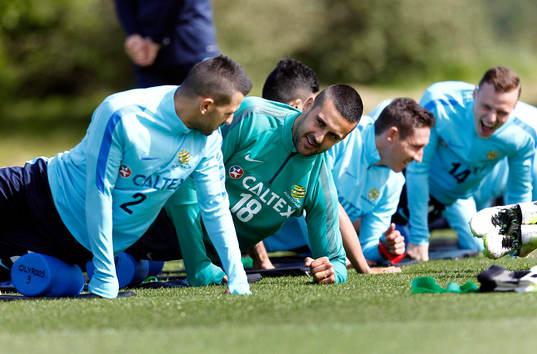 Britain Football Soccer - Australia Training - Academy of
