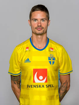 Mikael Lustig, spelare i Sveriges fotbollslandslag