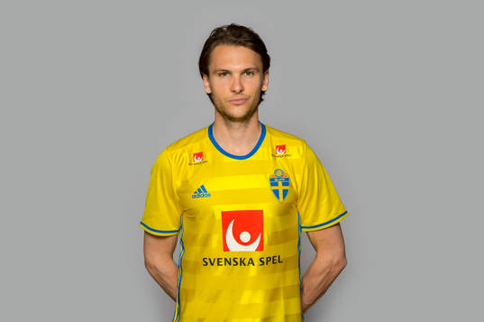 Albin Ekdal, spelare i Sveriges fotbollslandslag