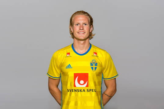 Oscar Hiljemark, spelare i Sveriges fotbollslandslag