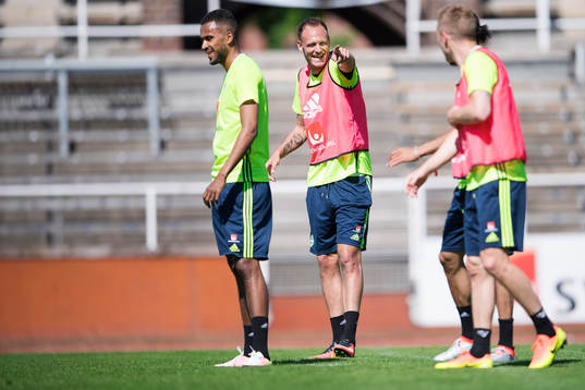 Isaac Kiese Thelin och Andreas Granqvist