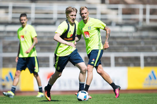 Emil Forsberg och John Guidetti