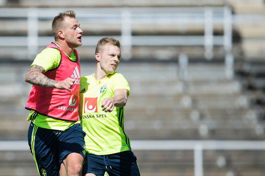 John Guidetti och Sebastian Larsson