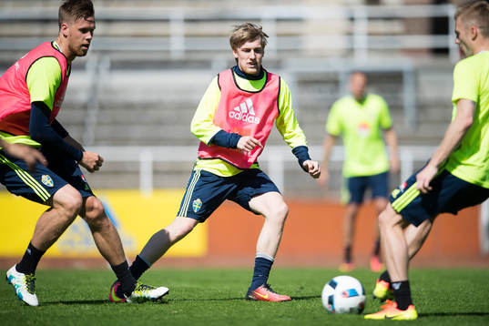 Pontus Jansson, Emil Forsberg och Sebastian Larsson