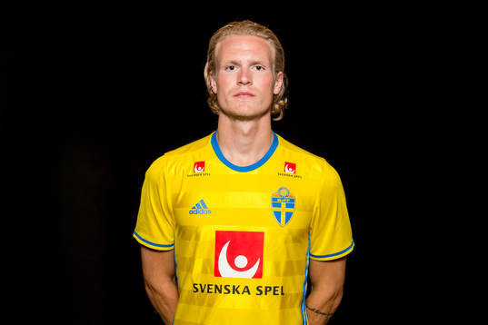 Oscar Hiljemark, spelare i Sveriges fotbollslandslag