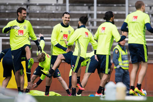 Andres Isaksson, Zlatan Ibrahimovic och Jimmy Durmaz