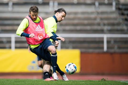 Marcus Rohdén och Zlatan Ibrahimovic