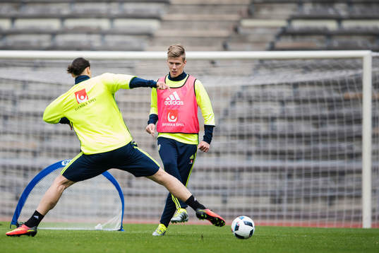 Pontus Wernbloom och Zlatan Ibrahimovic