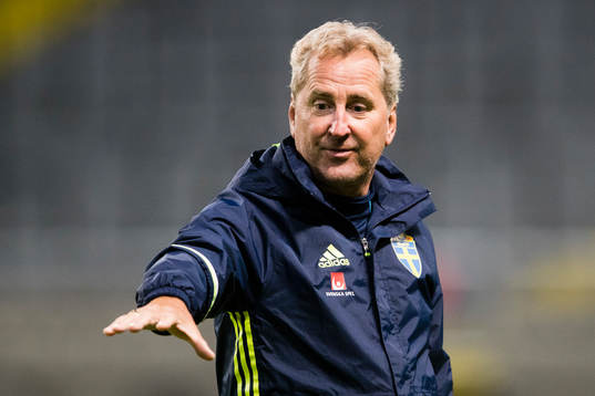 Sveriges tränare Erik Hamrén