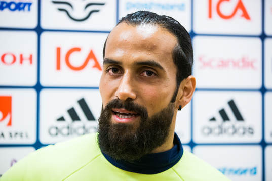 Erkan Zengin i mixed zone