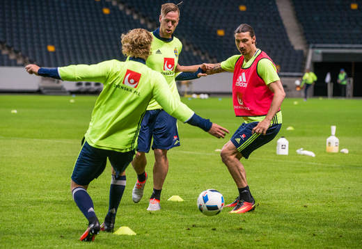 Pontus Jansson och Zlatan Ibrahimovic
