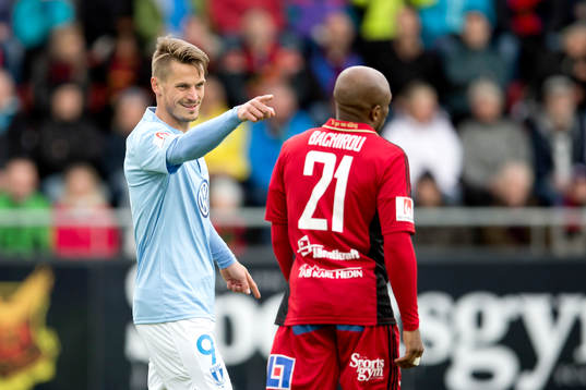 Malmö FFs Markus Rosenberg jublar