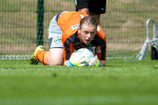 Högaborgs målvakt Benjamin Abbe