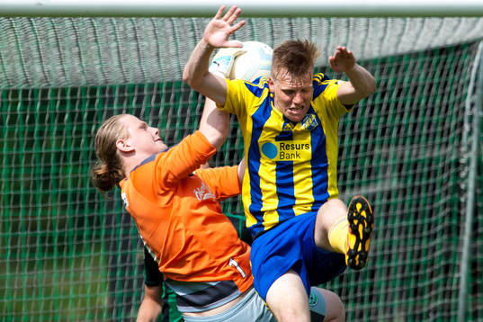 Eskilsminnes målvakt Benjamin Abbe