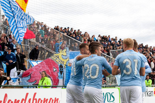 Malmö FFs Vidar Örn Kjartansson jublar