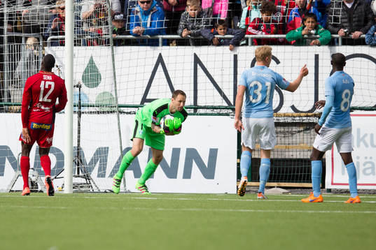 Malmö FFs målvakt Johan Wiland