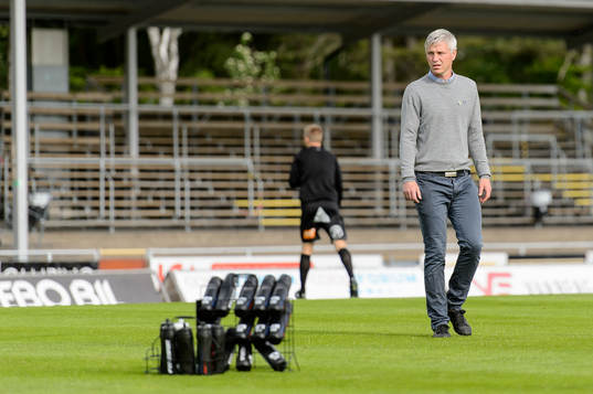 Varbergs tränare Jörgen Wålemark före