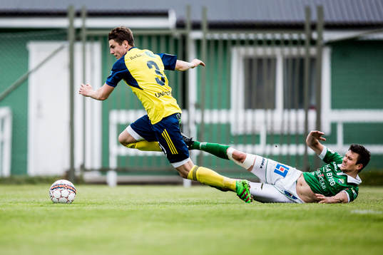 Ängelholms Fredrik Lundgren och Ljungskiles Hannes Stiller