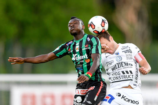 Varbergs Thomas Boakye och Sirius Niklas Busch Thor