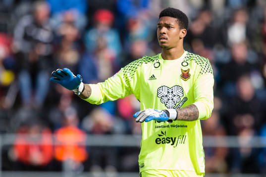 Östersunds Målvakt Jamal Blackman