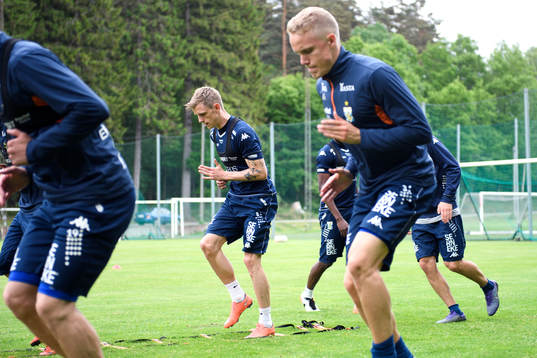 IFK Göteborgs Sören Rieks och Hjörtur Hermannsson