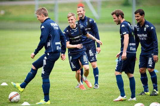 IFK Göteborgs Sören Rieks och Hjalmar Jonsson