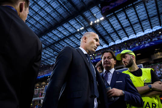 Real Madrids tränare Zinedine Zidane