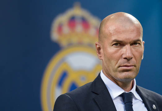 Real Madrids tränare Zinedine Zidane