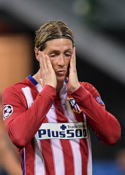 Atletico Madrids Fernando Torres deppar