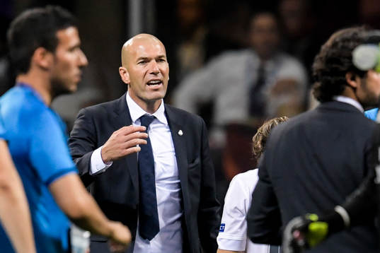 Real Madrids tränare Zinedine Zidane