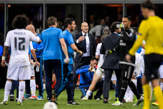 Real Madrids tränare Zinedine Zidane