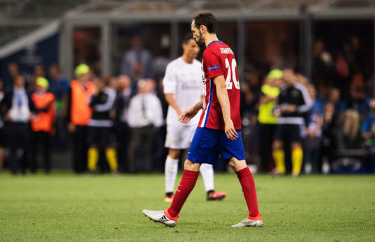 Atletico Madrids Juanfran deppar