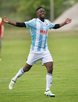 IFK Hässleholms Kojo Annor gör 2-3 i matchen i division 2