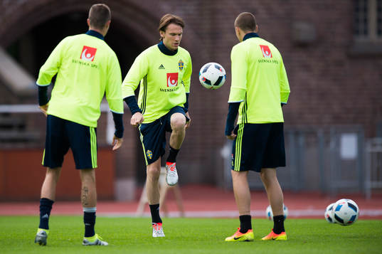Albin Ekdal, Mikael Lustig och Victor Nilsson Lindelöf