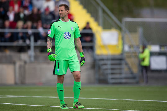Malmö FFs målvakt Johan Wiland
