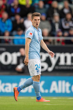 Malmö FFs Vidar Örn Kjartansson jublar