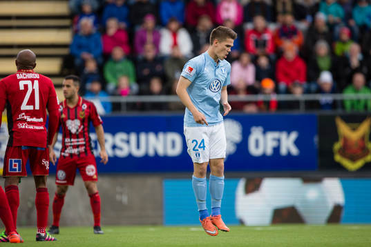 Malmö FFs Vidar Örn Kjartansson jublar