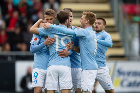 Malmö FFs Markus Rosenberg jublar