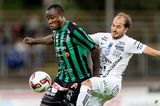 Varbergs Nsima Peter och Sirius Karl Larson