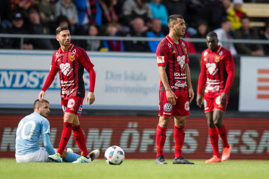 Östersunds Brwa Nouri irriterad på Domare Johan Krantz